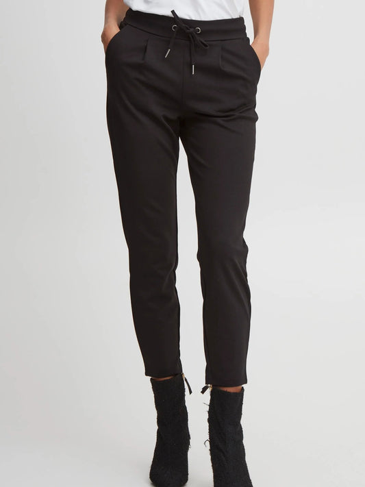 Γυναικείo παντελόνι αστραγάλου Mαυρο