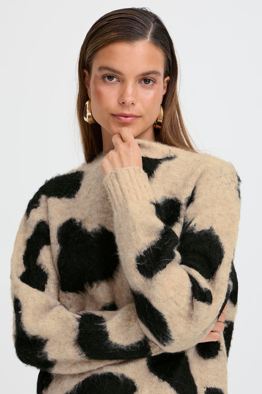 Γυναικείο πουλόβερ animal print