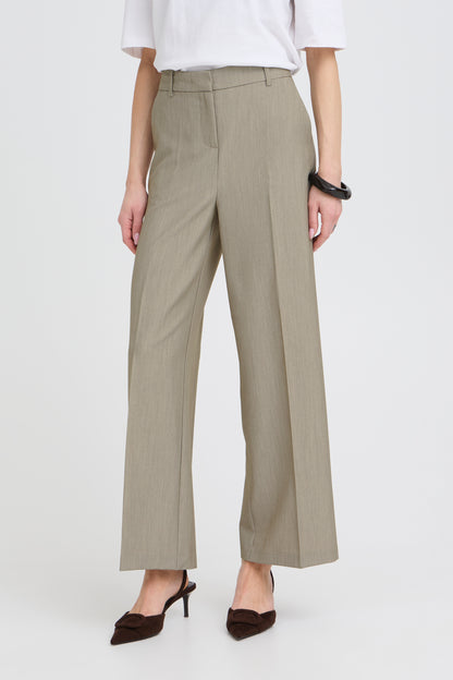 Γυναικείο Παντελόνι κοστουμιού-ανοικτό πράσινο