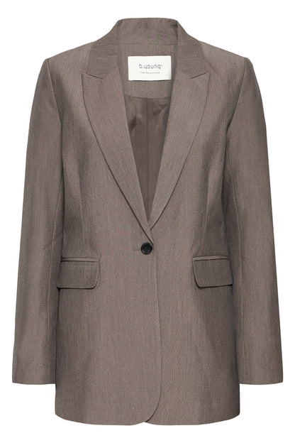 Γυναικείο σακάκι-walnut melange