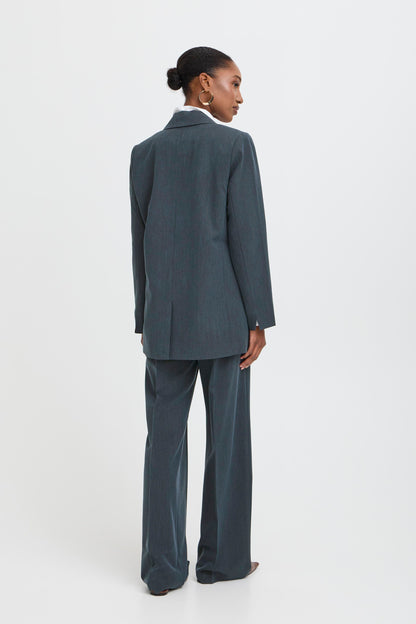 Γυναικείο σακάκι-blue horizon melange