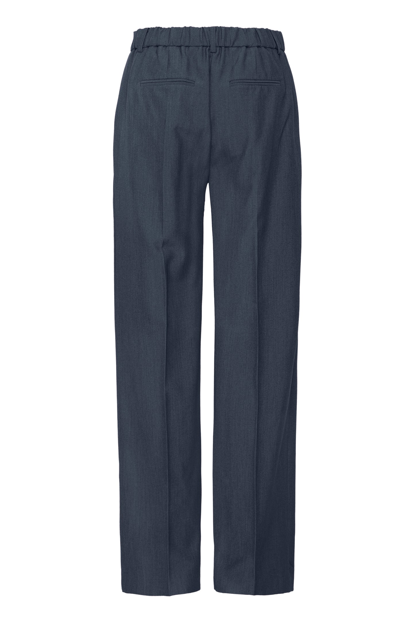 Γυναικείο παντελόνι με Λάστιχο-blue melange