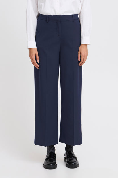 Γυναικείο Παντελόνι κοστουμιού ΜΠΛΕ
