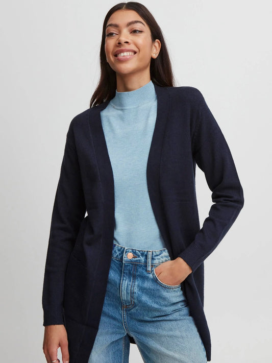 Γυναικεία πλεκτή μακριά ζακέτα