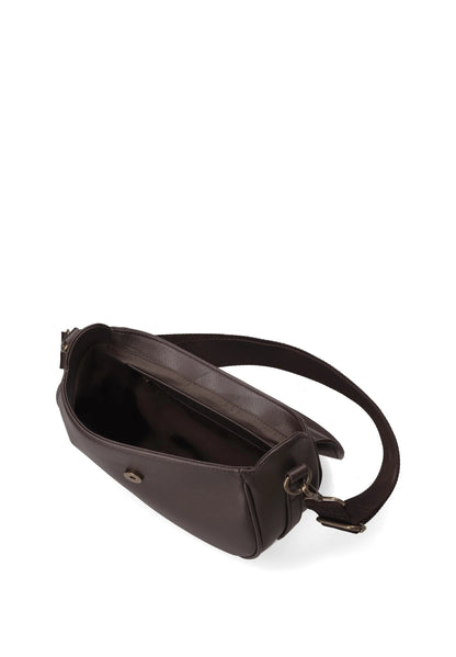 Γυναικεία τσάντα Cross body bag -dark brown