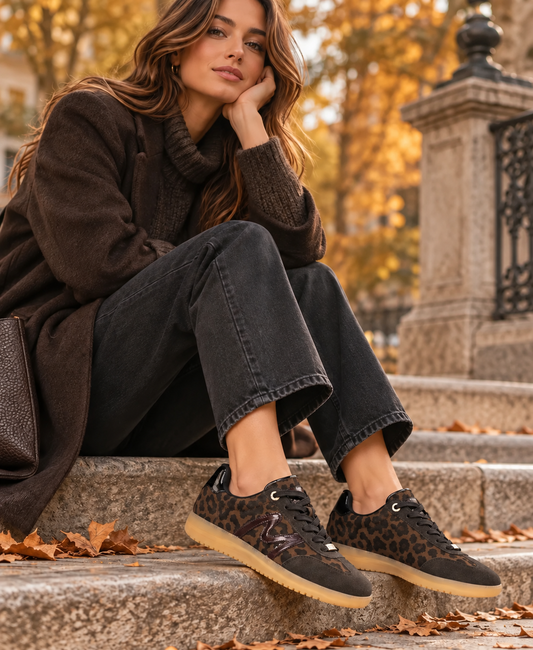 Γυναικεια TIA TAMPA Sneaker - Brown/Black