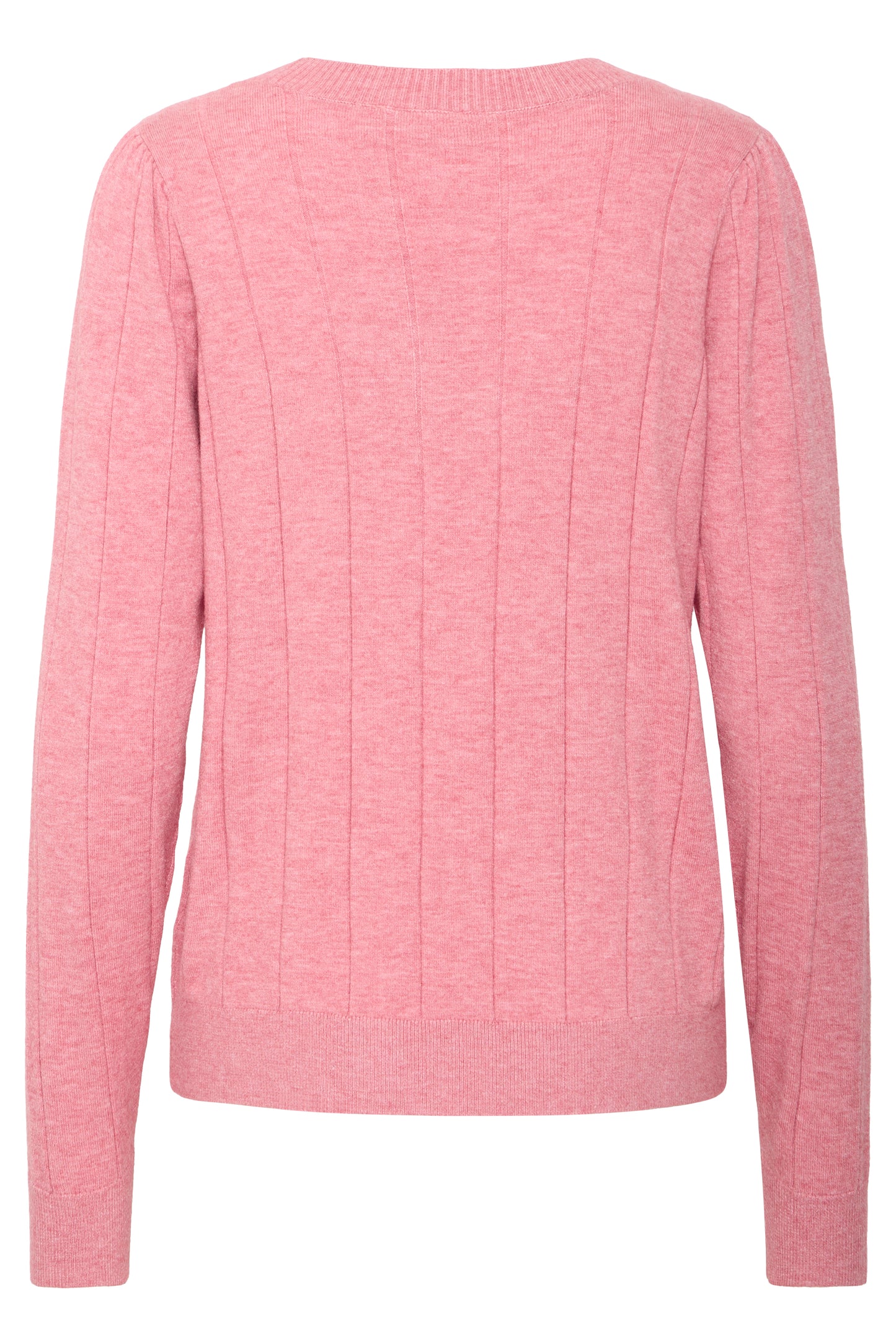Γυναικείο πλεκτό πουλόβερ-rose melange