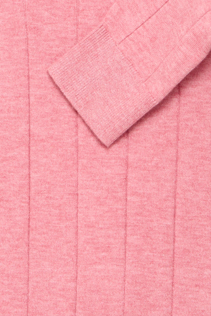 Γυναικείο πλεκτό πουλόβερ-rose melange