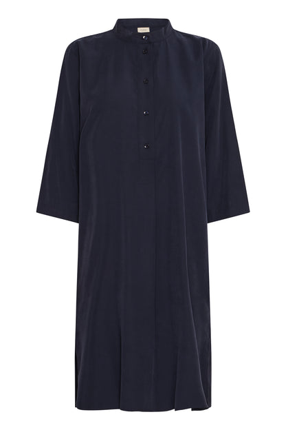 Γυναικείο άνετο φόρεμα- σκούρο μπλέ