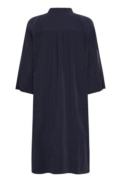 Γυναικείο άνετο φόρεμα- σκούρο μπλέ