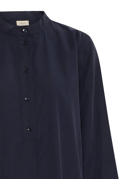 Γυναικείο άνετο φόρεμα- σκούρο μπλέ