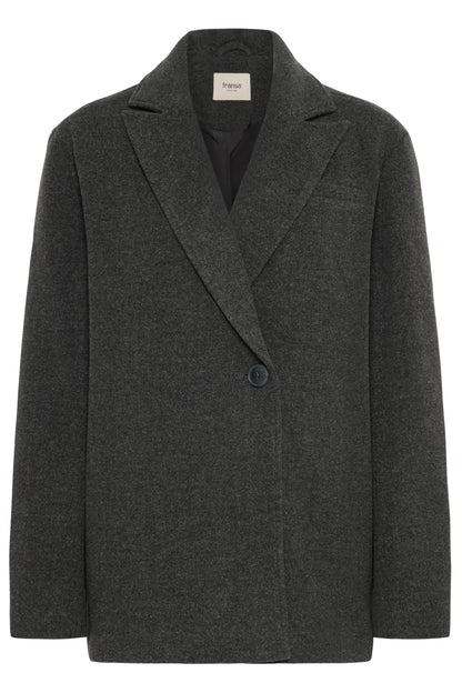 Γυναικεία παλτοζακέτα Γκρι