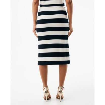 Γυναικεία Μίντι Φούστα Striped Pencil Skirt Midnight Blue