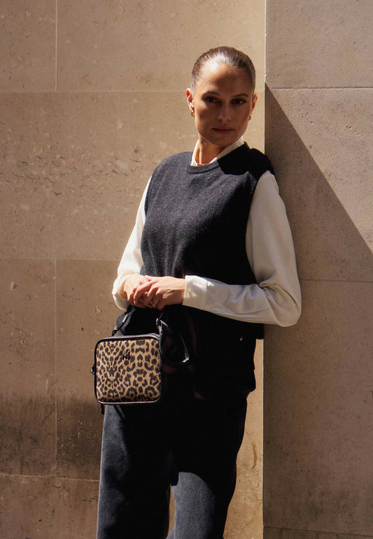 Γυναικείο Πλεκτό Μπλούζα Κασμίρ -Μαύρο