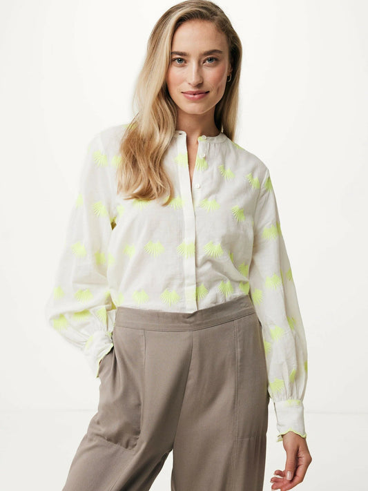 Γυναικεία Κεντημένη πουκαμίσα σε Off White