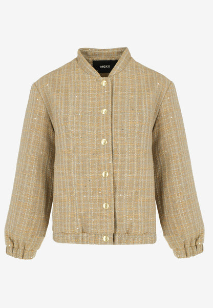 Γυναικείο Bomberjack Tweed Oversized -Taupe