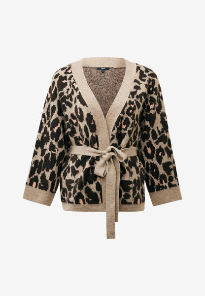 Γυναικείο κιμονό Leopard Jacquard