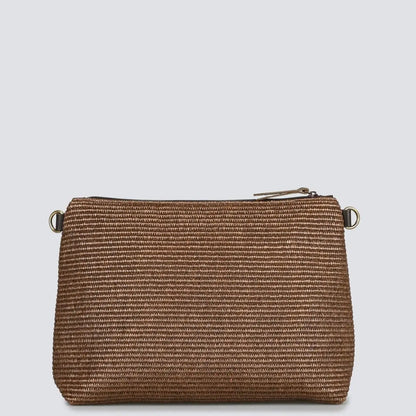 Olimpia Rafia Bag | Brown