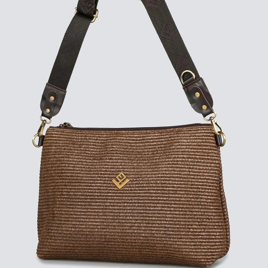 Olimpia Rafia Bag | Brown
