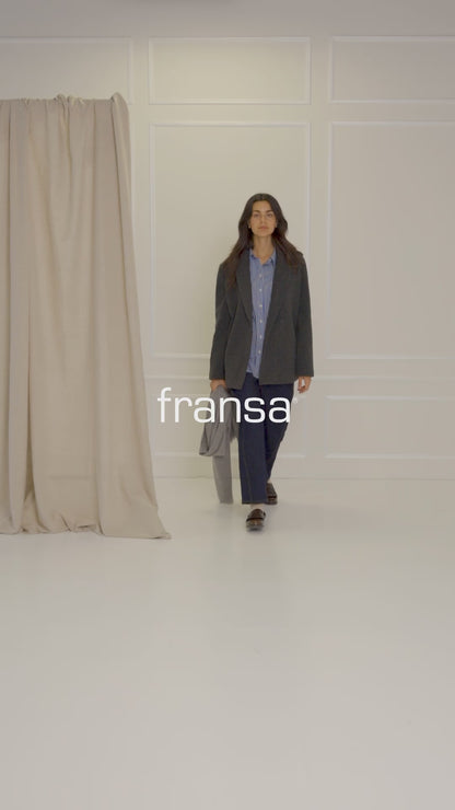 Γυναικεία παλτοζακέτα Γκρι