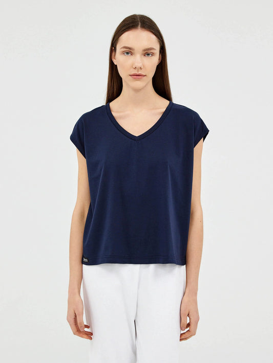 Γυναικεία Βαμβακερή Μπλούζα Parthenis