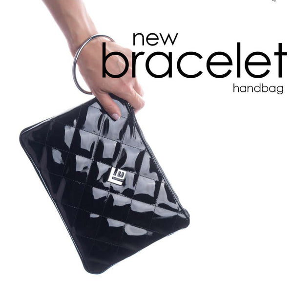 Τσάντα φάκελος Bracelet Black Loustrin