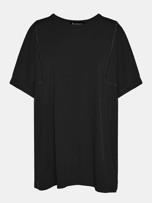 Βαμβακερή Φαρδιά μπλούζα 3/4 Black