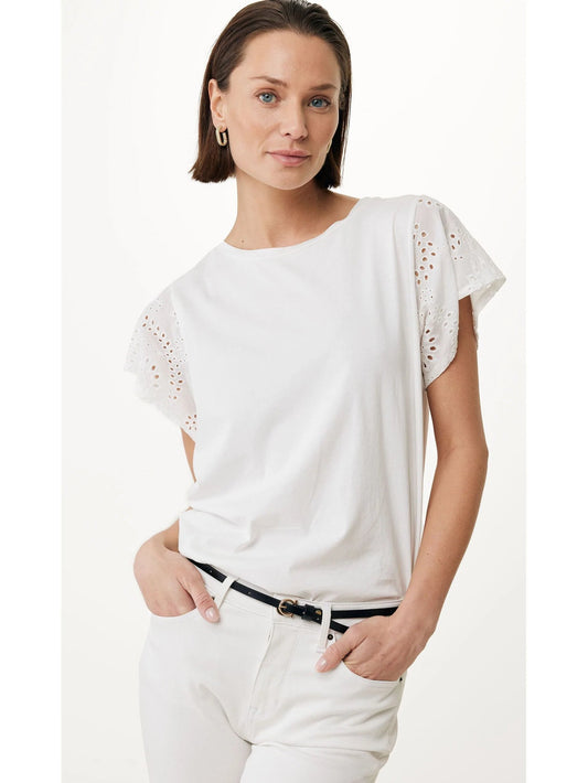 Γυναικείο T-shirt Mexx με διάτρητο σχέδιο