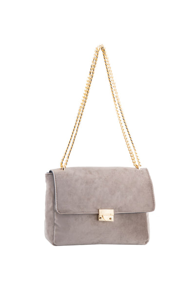 Milena Velvet Bag Grey