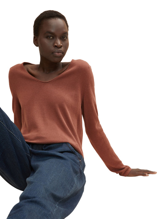 ΠΛΕΚΤΗ ΜΠΛΟΥΖΑ BASIC V Tom Tailor