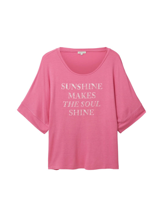 T-shirt Γυναικείο με παγιετες